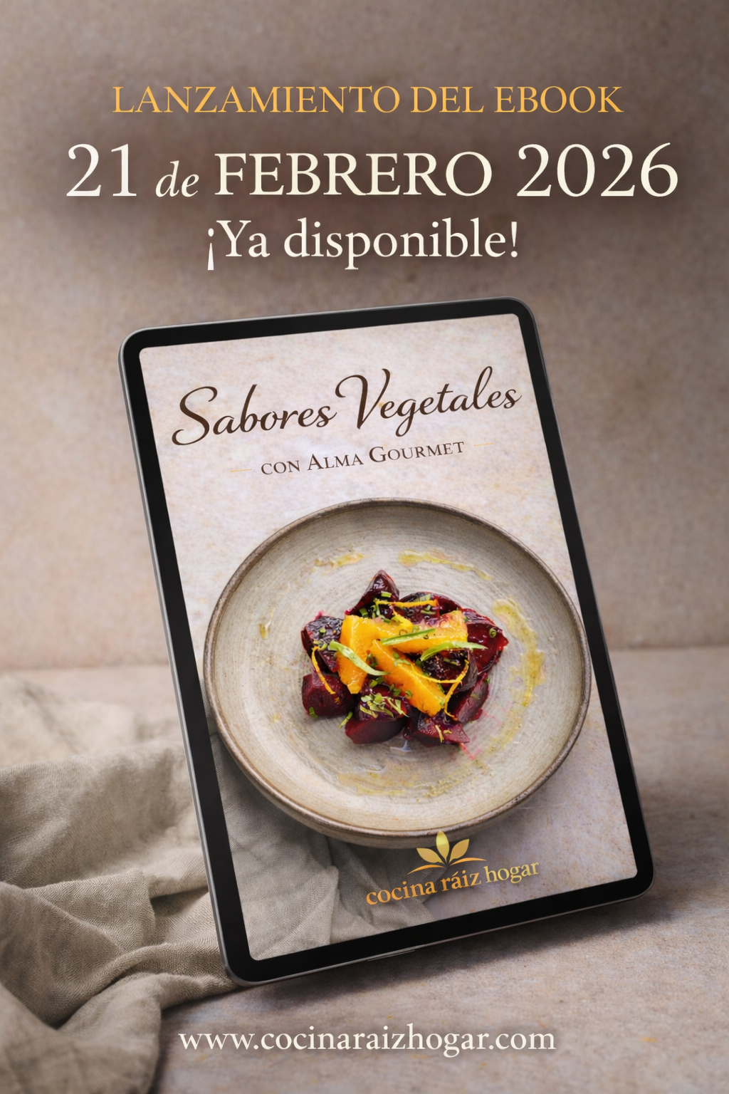 Cocina Raiz Hogar - Sabores vegetales con Alma Gourmet